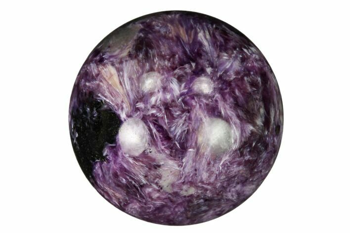 Polished Purple Charoite Sphere - Siberia #164047